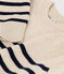 Jersey marinero de lana para mujer blanco AVALANCHE/azul SMOKING