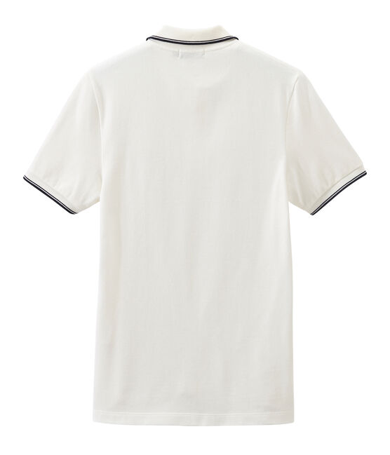 Polo manga corta para hombre blanco MARSHMALLOW