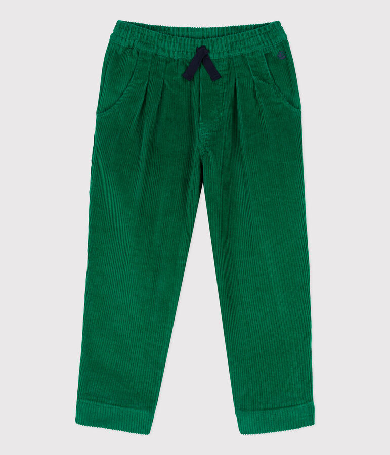 Pantal&oacute;n de pana de ni&ntilde;o MATCHA