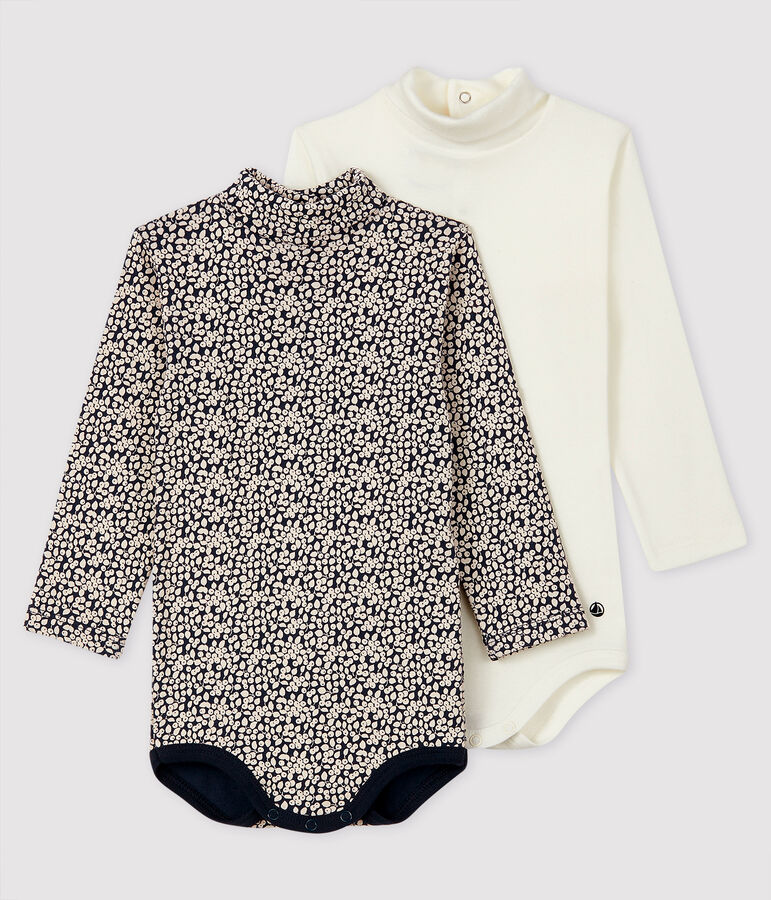 Lote de 2 bodis largos para beb&eacute; ni&ntilde;a variante 1