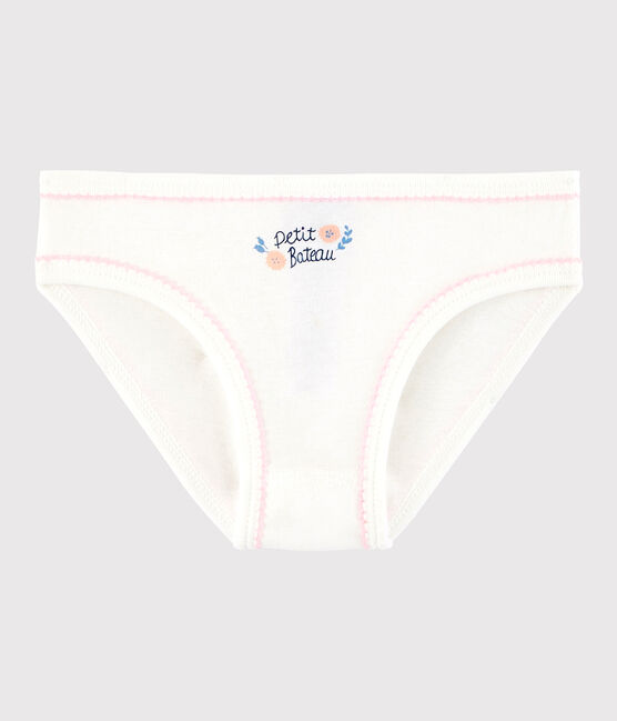 Braguita de niña de algodón blanco MARSHMALLOW