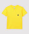 Camiseta de manga corta de punto de niño amarillo RAIPONCE