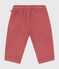 Pantalón de terciopelo para bebé rosa ROSEWOOD