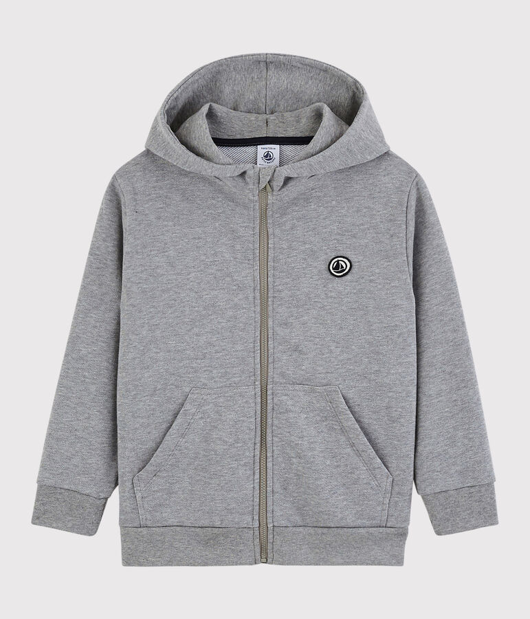 Sudadera con capucha para ni&ntilde;o gris