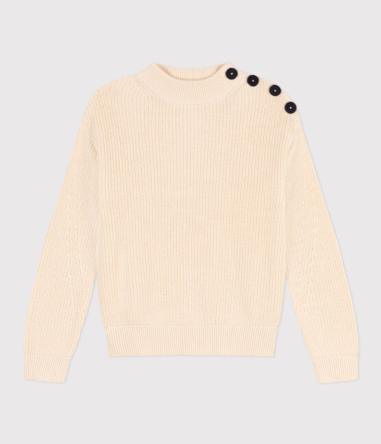 Jersey de punto inglés de algodón para mujer crudo AVALANCHE