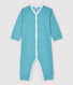 Pijama enterizo de rayas de algodón y lyocell