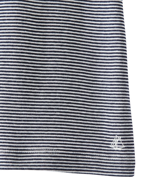 Camiseta para niña a rayas azul SMOKING/blanco LAIT