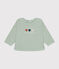 Sudadera de muletón de bebé verde HERBIER