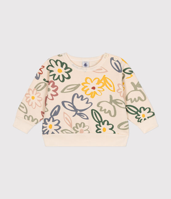 Sudadera de felpa para bebé blanco AVALANCHE/ MULTICO