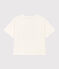 Camiseta LE BOXY de algodón para mujer blanco MARSHMALLOW