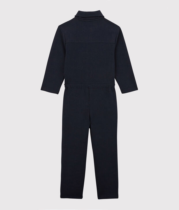 Mono de algod&oacute;n estampado para ni&ntilde;a azul