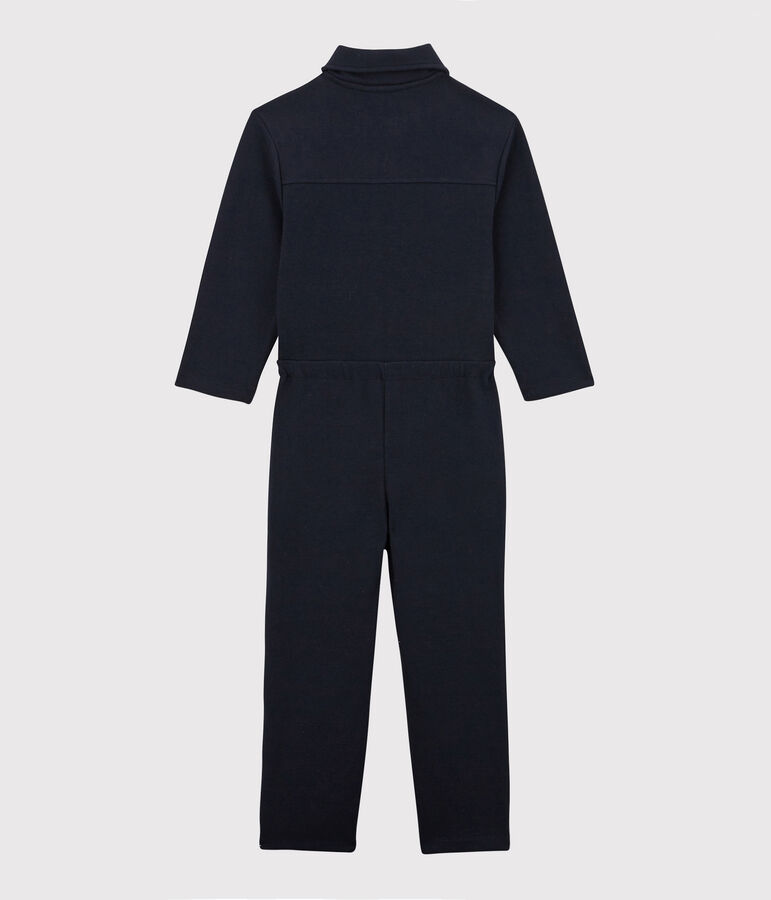 Mono de algod&oacute;n estampado para ni&ntilde;a azul