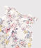 Blusa de manga corta de popelina de niña blanco MARSHMALLOW/blanco MULTICO