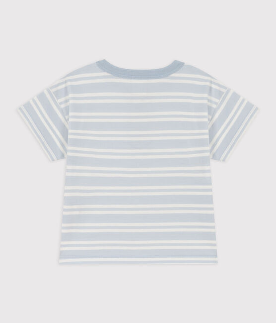Camiseta de manga corta de punto a rayas para bebé GOMME/ MARSHMALLOW