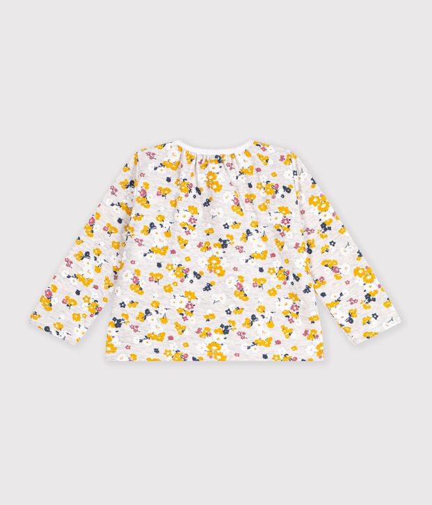 C&aacute;rdigan de tejido t&uacute;bico para beb&eacute; ni&ntilde;a beige/multicolor