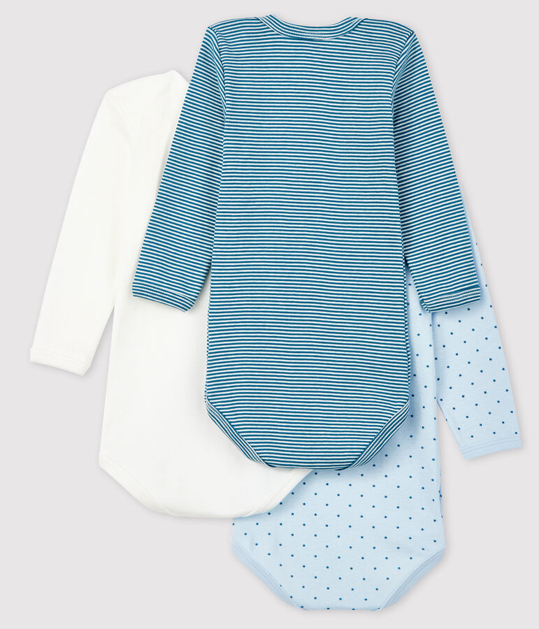 Juego de 3 bodis de manga larga para beb&eacute; ni&ntilde;o variante 1