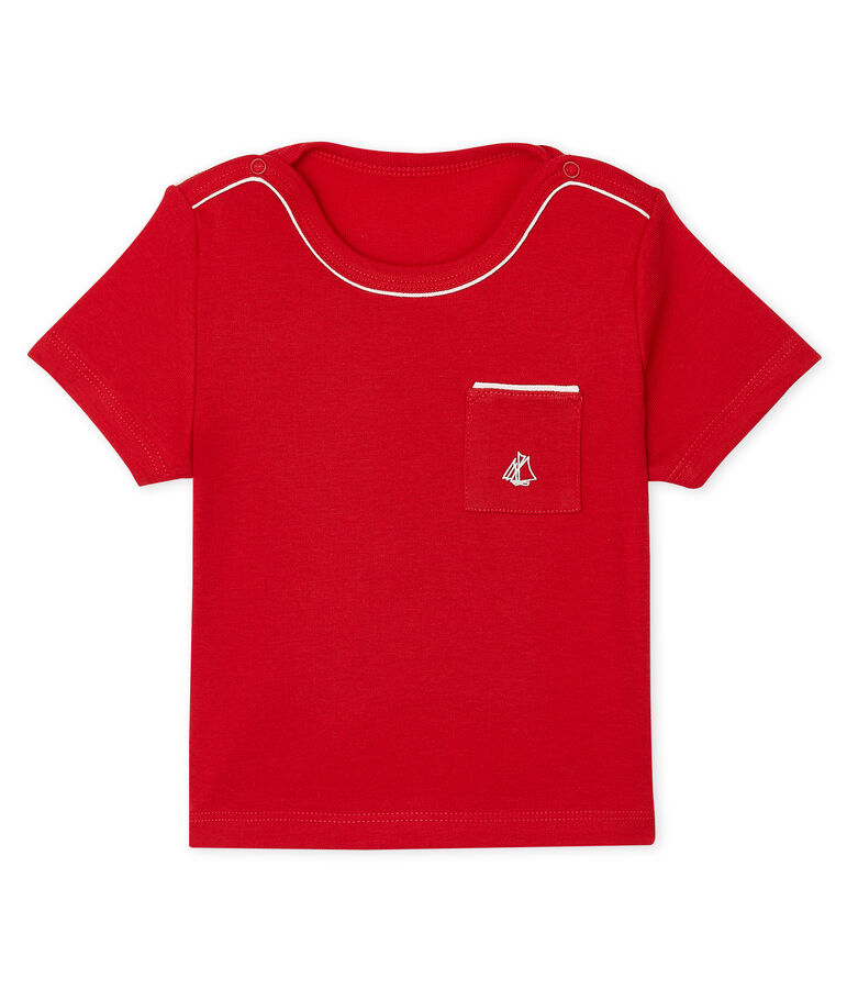 Tee shirt manches courtes b&eacute;b&eacute; gar&ccedil;on rojo