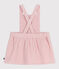 Vestido de pana con bordado de flores en la cintura para bebé rosa JOLI