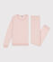 Pijama de rizo para mujer rosa SALINE