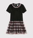 Vestido de manga corta para niña