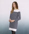 Vestido marinero para mujer azul SMOKING/blanco MARSHMALLOW