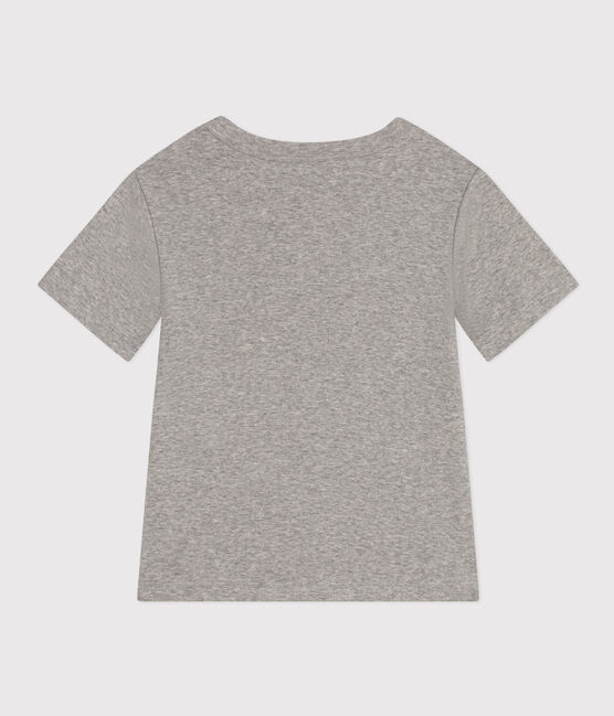 Camiseta estampada de jersey ligero para niño gris CHATON CHINE