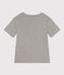 Camiseta estampada de jersey ligero para niño gris CHATON CHINE
