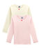 Pack de 2 camisetas de manga larga para niña variante 1