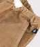 Pantalón de pana lisa para bebé beige ROCHE CLAIR