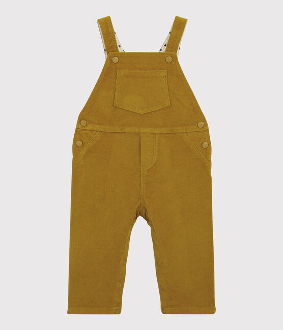 Peto de terciopelo de bebé. amarillo TOPAZE