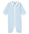 Saco para bebé niño en túbico estampado azul FRAICHEUR/blanco MULTICO