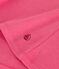 Camiseta Icónica lisa de algodón para mujer rosa PEONIA