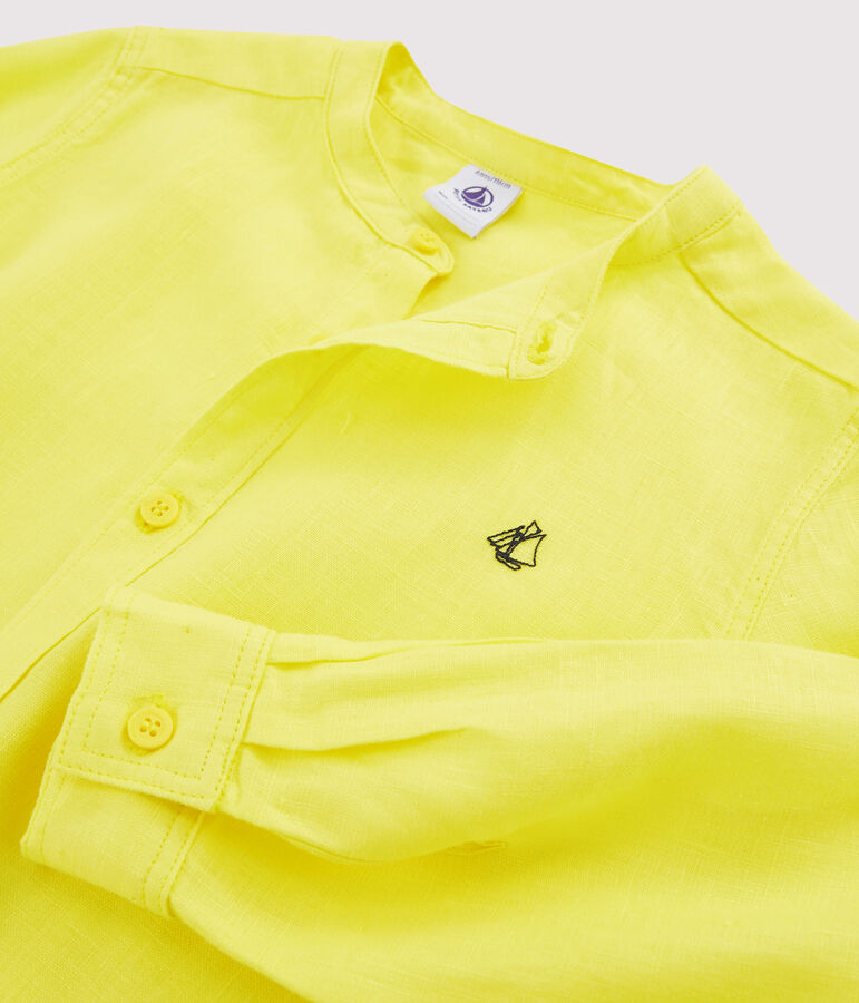 Camisa de ni&ntilde;o amarillo