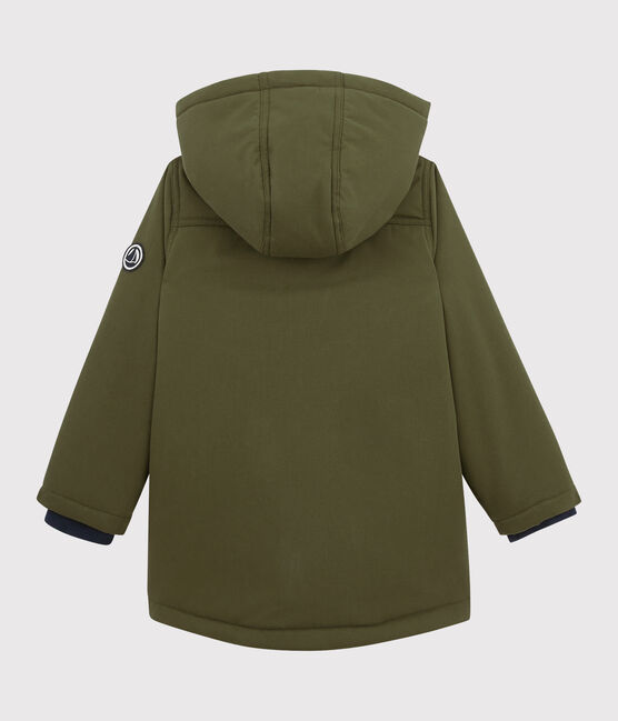 Parka para niño verde MILITARY