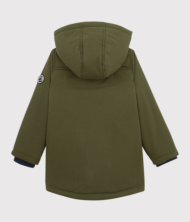 Parka para ni&ntilde;o verde