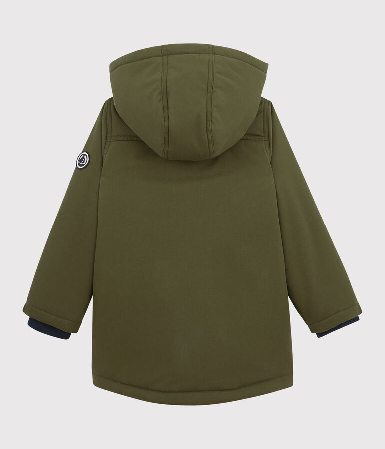 Parka para ni&ntilde;o verde MILITARY