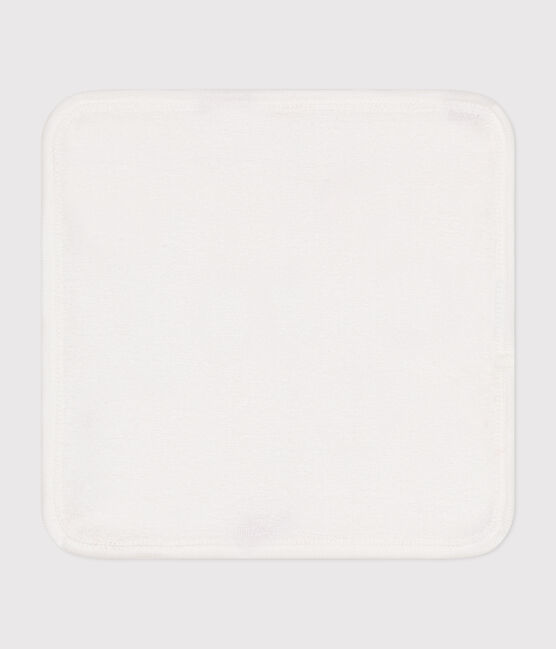 Toallita de algodón y rizo con corazones para bebé blanco MARSHMALLOW/rojo TERKUIT