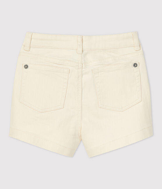 Shorts de tejido vaquero para niña crudo AVALANCHE