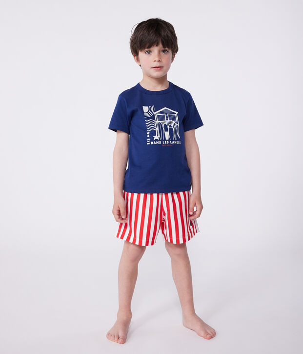 Camiseta infantil de manga corta de algod&oacute;n con estampado MEDIEVAL