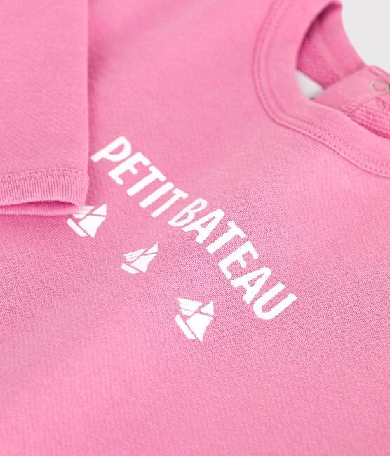Sudadera de algodón con estampado de Petit Bateau vintage para bebé BOUDOIR
