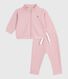 Conjunto de sudadera y pantalón de algodón liso para bebé