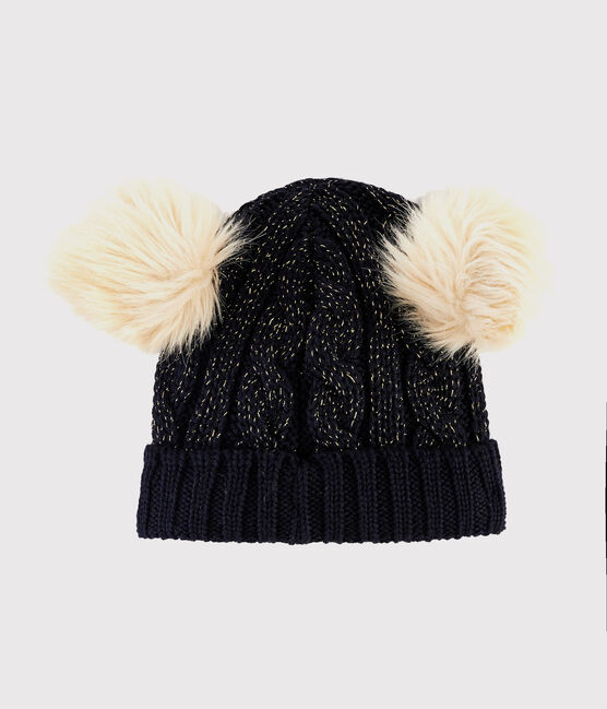 Gorro para niña azul SMOKING/amarillo OR