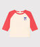 Camiseta de manga larga de jersey para bebé AVALANCHE/ OURSIN