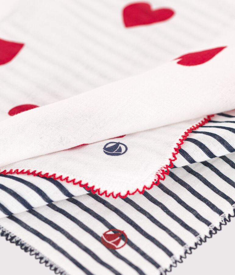 JUEGO DE 2 MUSELINAS DE GASA DE ALGOD&Oacute;N PARA BEB&Eacute; variante 1