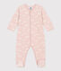 Pijama de terciopelo con nubes para bebé