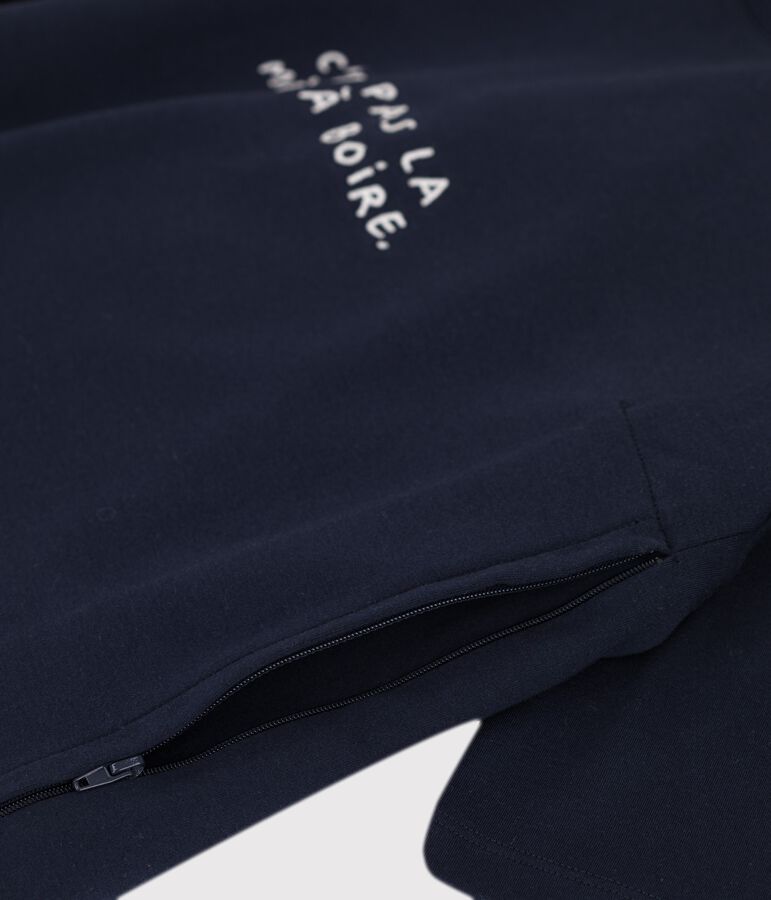 Camiseta de lactancia Tajinebanane x Petit Bateau azul SMOKING