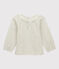 Blusa de algodón de bebé. beige MONTELIMAR CHINE