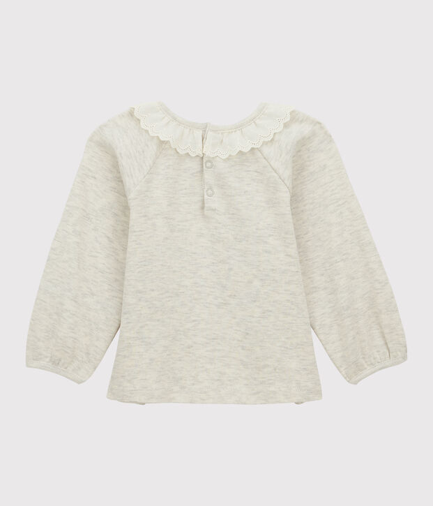 Blusa de algod&oacute;n de beb&eacute;. MONTELIMAR CHINE