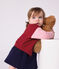 Peluche de beb&eacute; de algod&oacute;n bicolor rosa/rosa