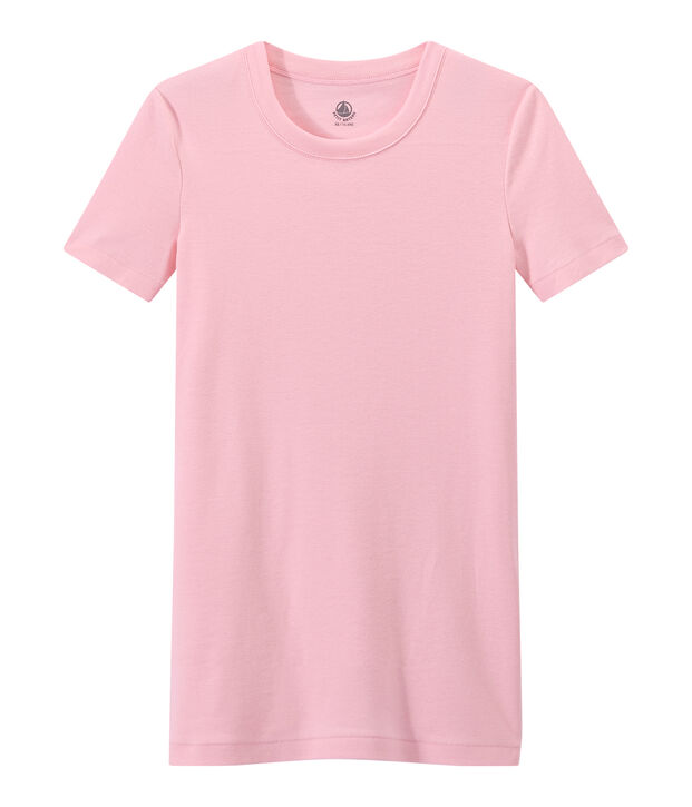 Camiseta de punto original para mujer rosa
